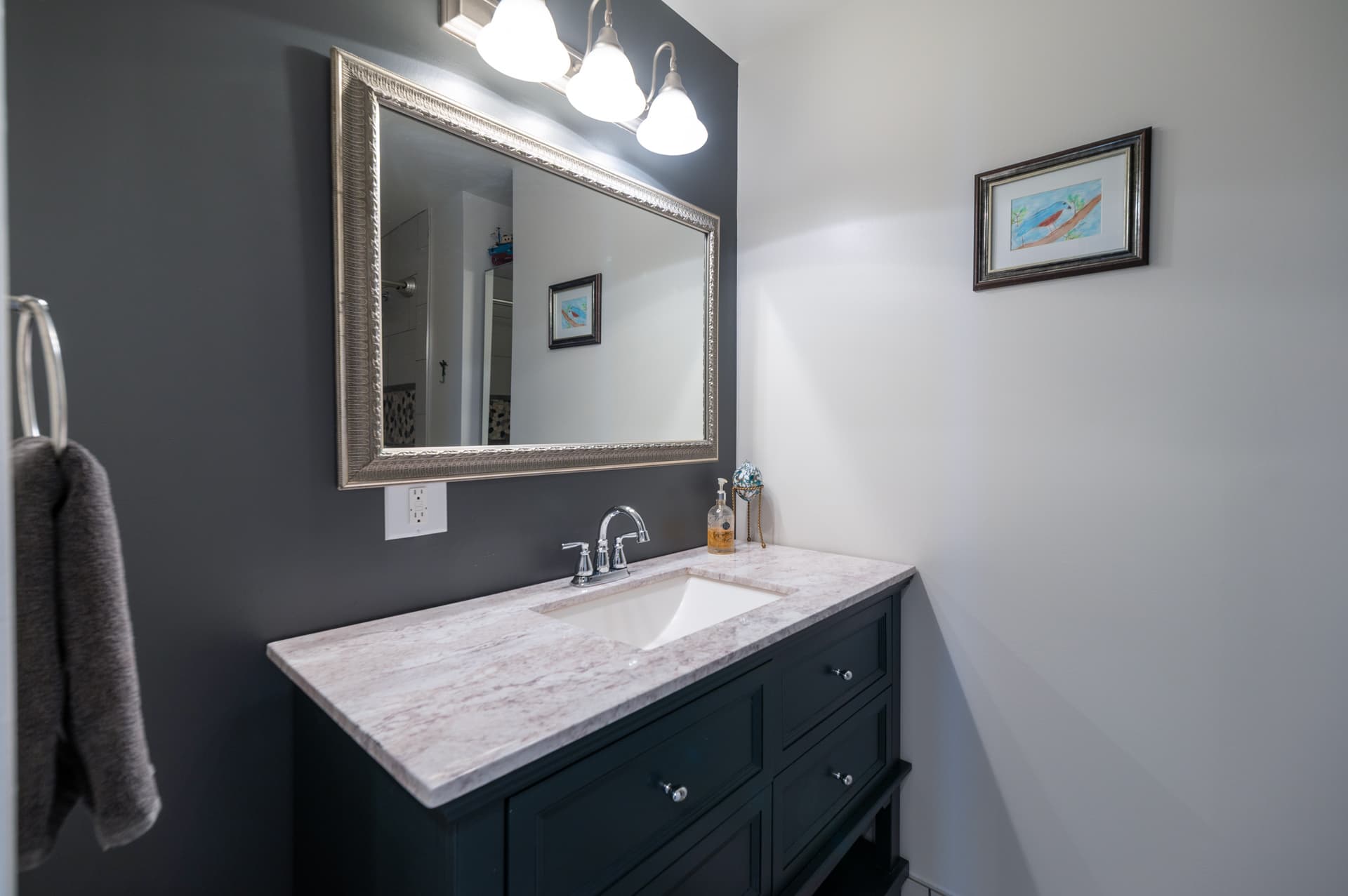 Bathroom in the country acreage delivery demo